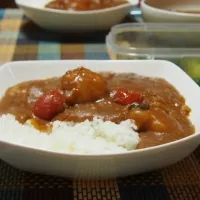 Snapdishの料理写真:トマトのカレーライス|46さん