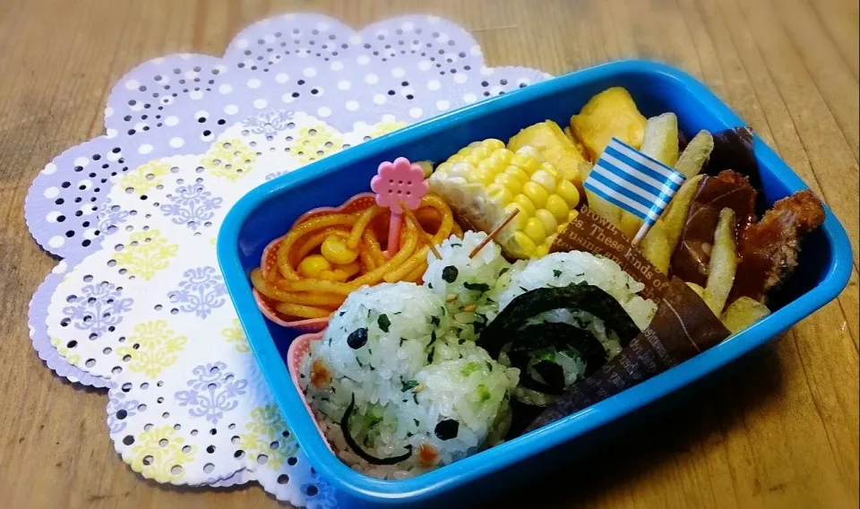 Snapdishの料理写真:息子のお弁当|はるなさん