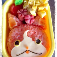 Snapdishの料理写真:妖怪ウォッチ ジバニャンキャラ弁☆|♪チッチ♪さん