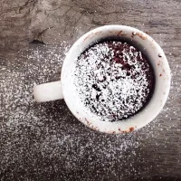 Microwave chocolate mug cake