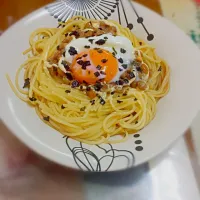 納豆パスタ|もこたんさん