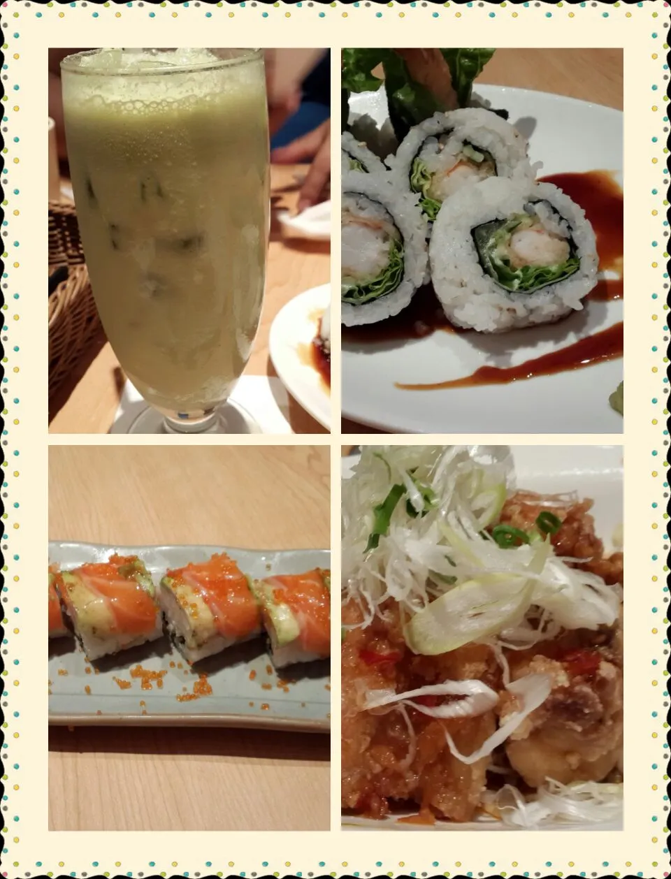 Japanese food w/green tea shake|EriLorn foodtripさん