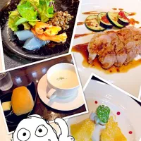 Snapdishの料理写真:モンシュシュのフレンチランチー♡|川上麻代さん