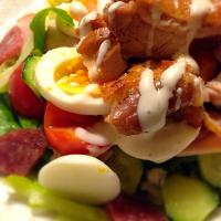 グリルチキンのトスサラダ