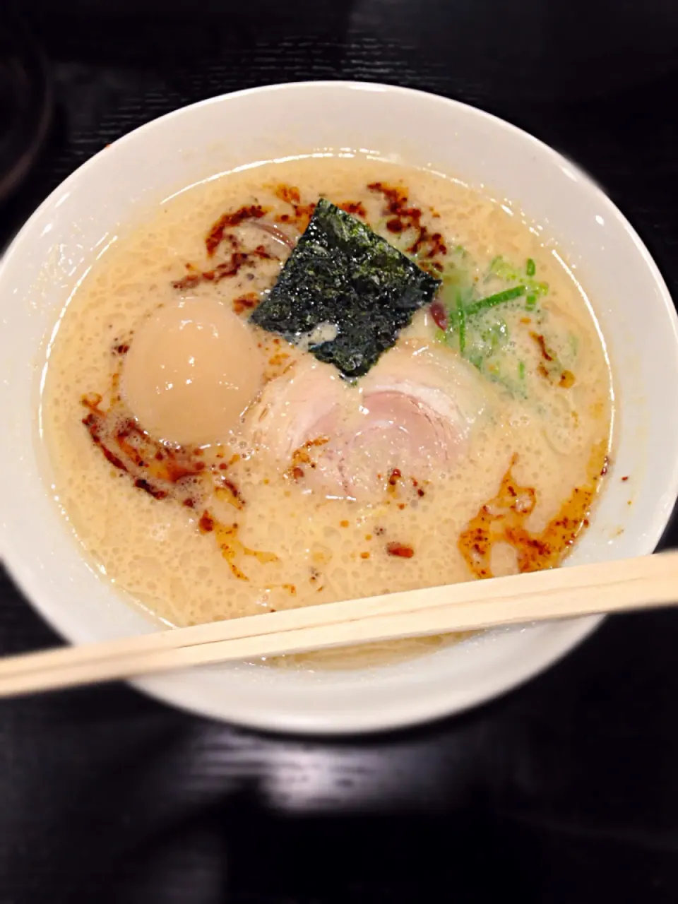 替え玉ラーメン屋の味玉醤油ラーメン✌️♡|な子さん