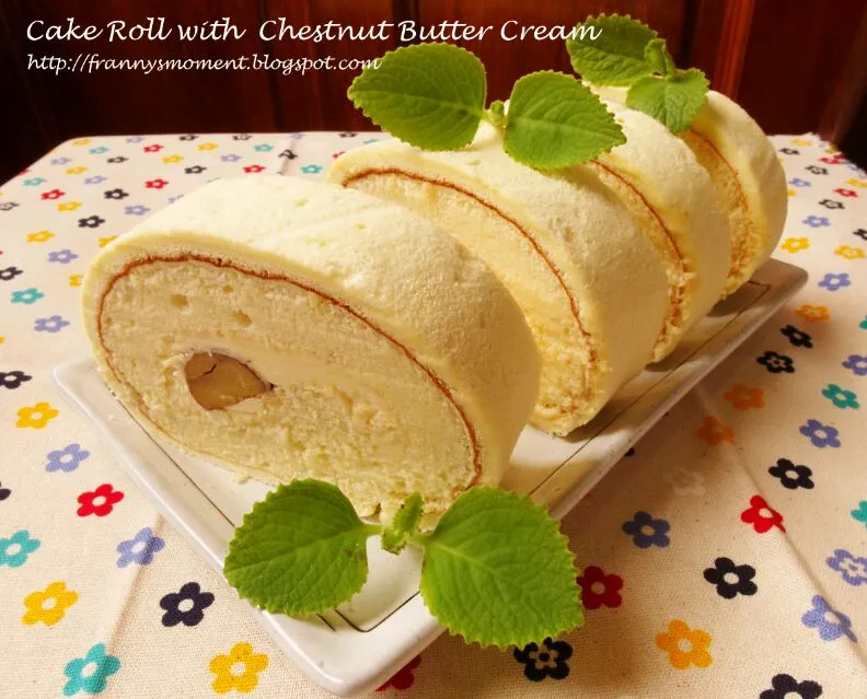 Cake roll with chestnut|Frannyさん