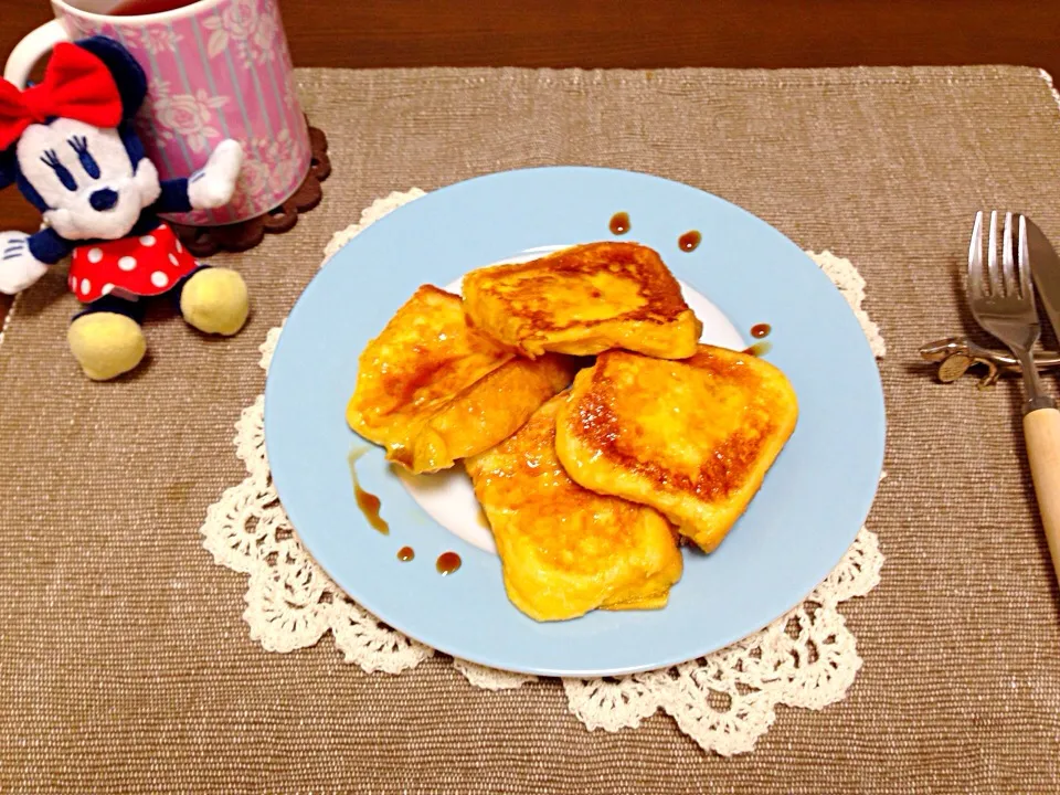 今日の朝食♩フレンチトースト|Cocoさん