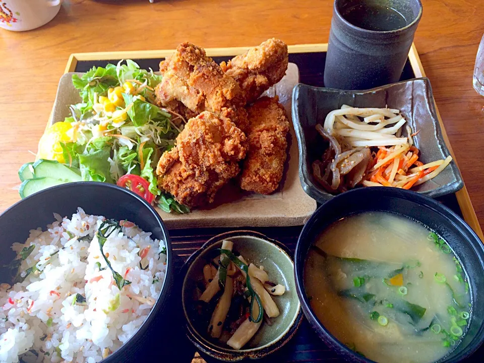 唐揚げランチ〜一味真(*^◯^*)|バリィちゃんさん