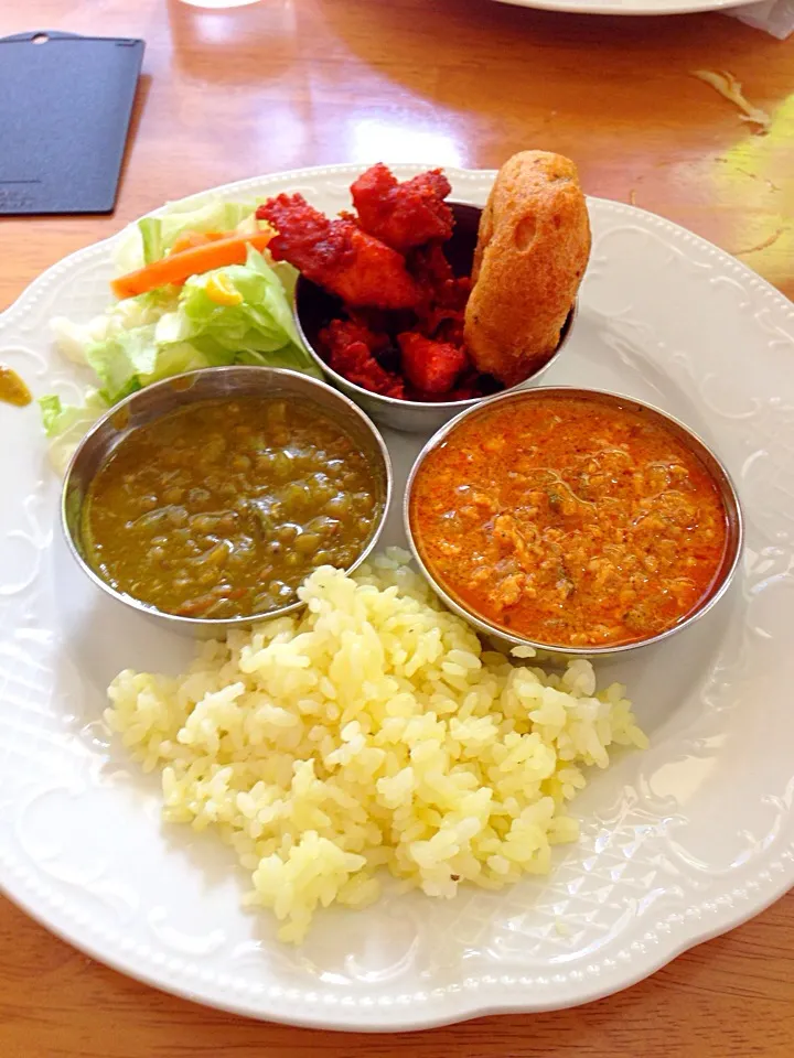 Indian curry buffet lunch|Kumigarさん