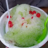 Melon Kakigori #JapaneseCuisine #EnnichisaiIndonesia|dyka septaniaさん