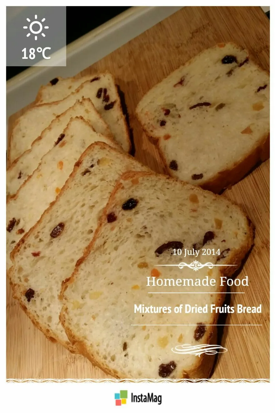 雜錦乾果包 ~ Mixtures of dried fruits bread.|Connie  Chuiさん