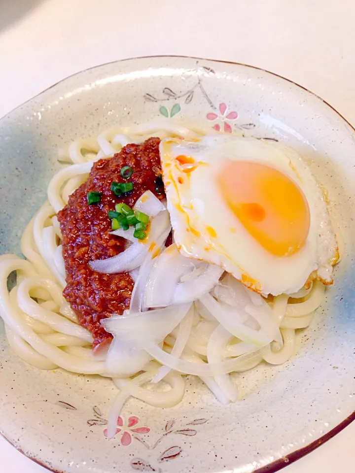 肉味噌うどん|おかーＰさん