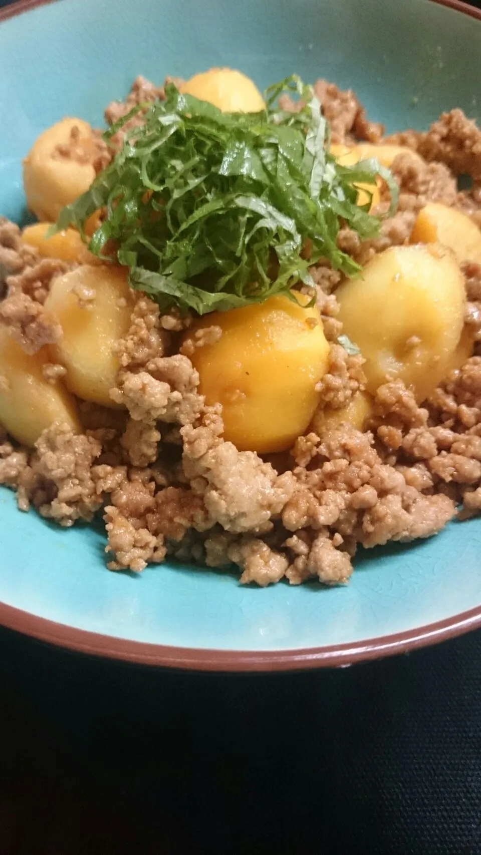 じゃがいもと豚挽肉🐷のピリ辛コチュジャン炒め🍴|がうママさん