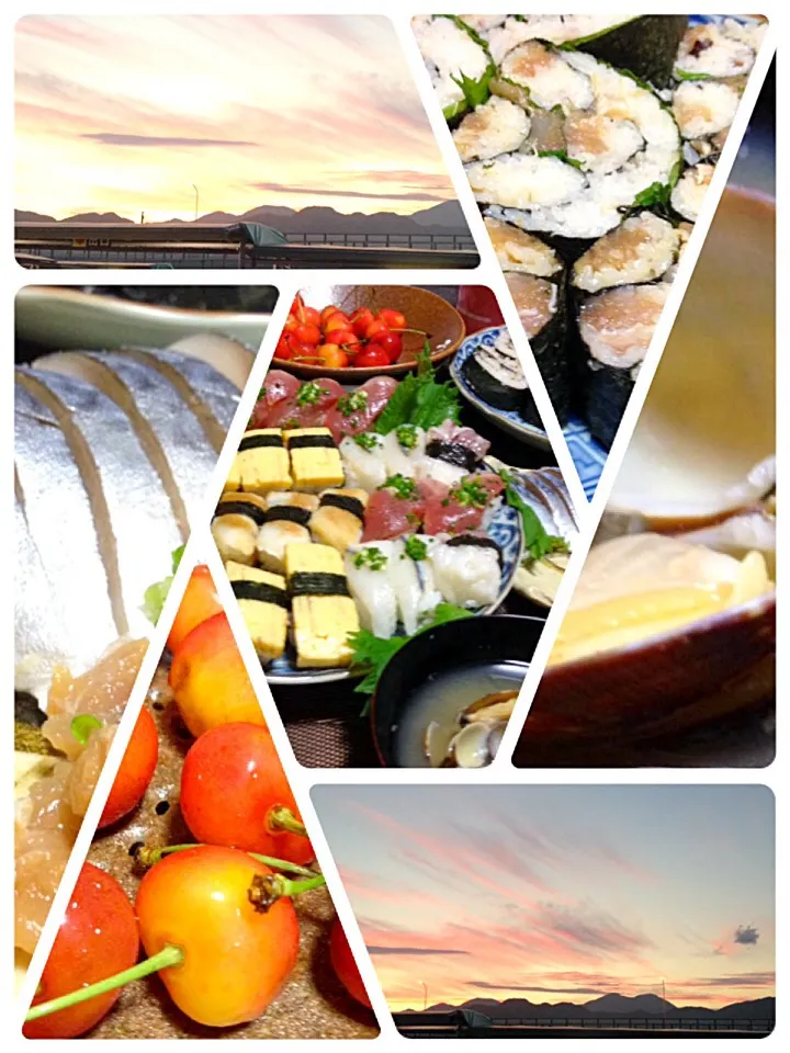 台風一過の夕焼け|佐野未起さん