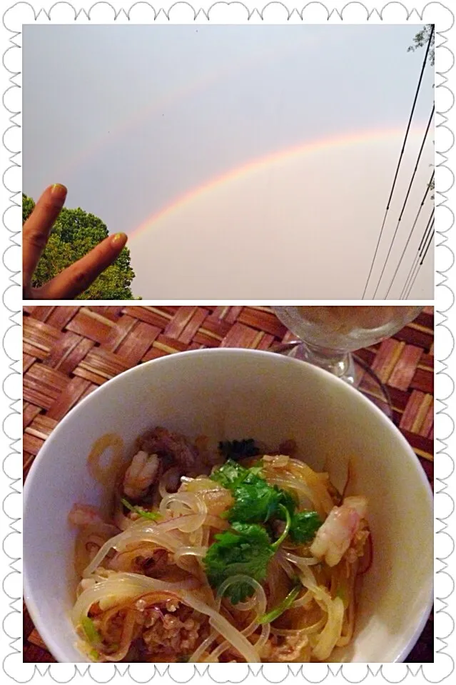 yum woonsen of mine🔥ยำวุ้นเส้น🔥我が家のﾔﾑｳﾝｾﾝ(春雨のｻﾗﾀﾞ)by mom🌈W rainbow|🌈Ami🍻さん