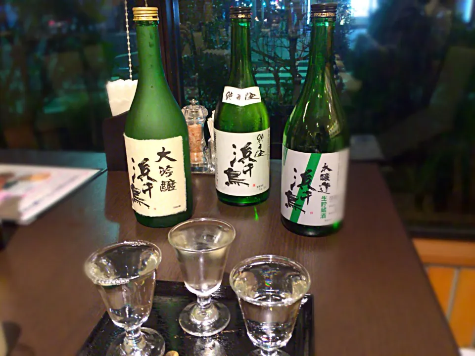 浜千鳥飲み比べ 本醸造生貯蔵酒/純米酒/大吟醸|ぬぬ。さん