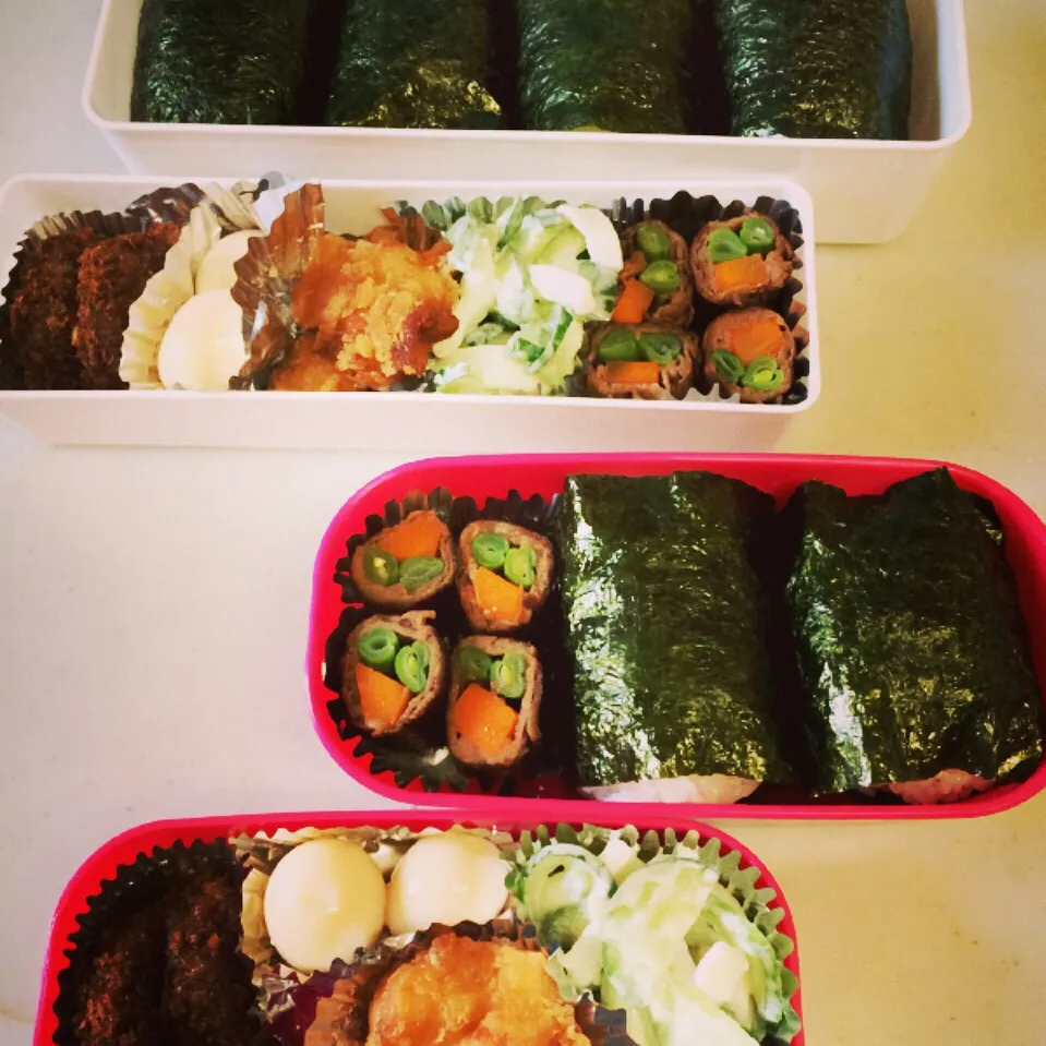 今日のお弁当🍱🍱|かまさん