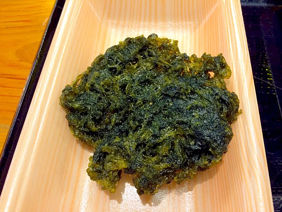 四万十海苔の天ぷら|もうちゃんさん