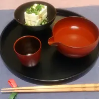 漆器の片口で一杯|かつらぎ ただひこさん