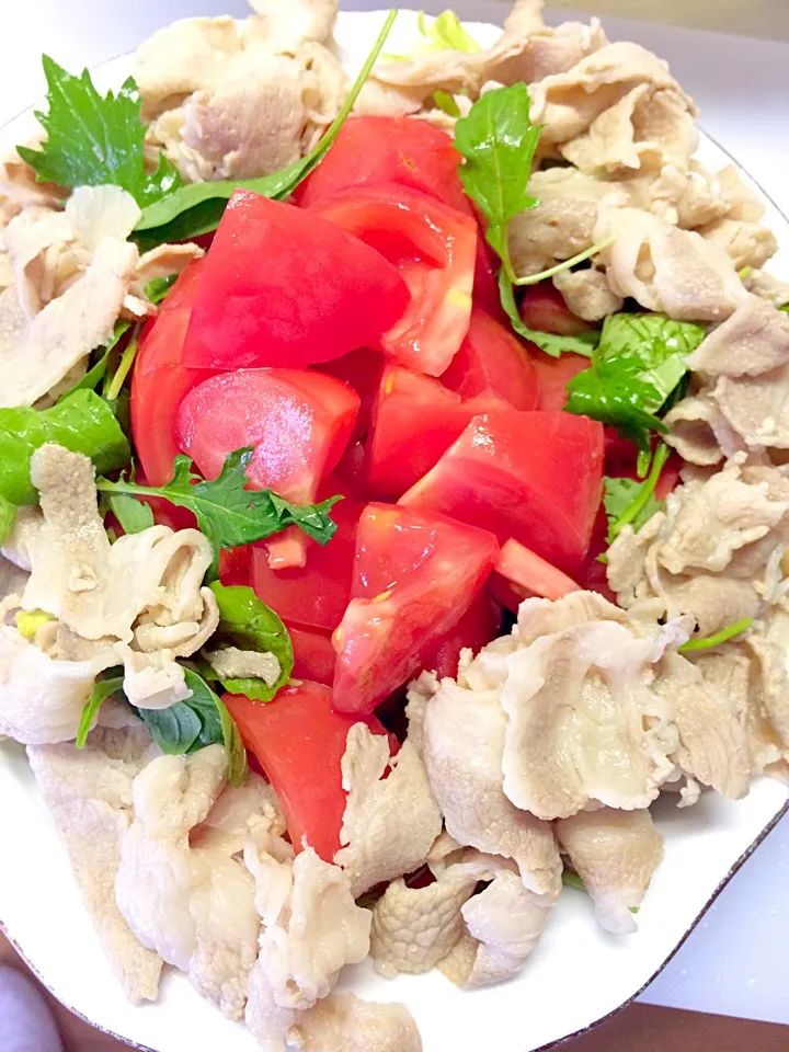 冷しゃぶ(Rei shabu salad)   夏トマト🍅が最高〜！|Alona Suazoさん