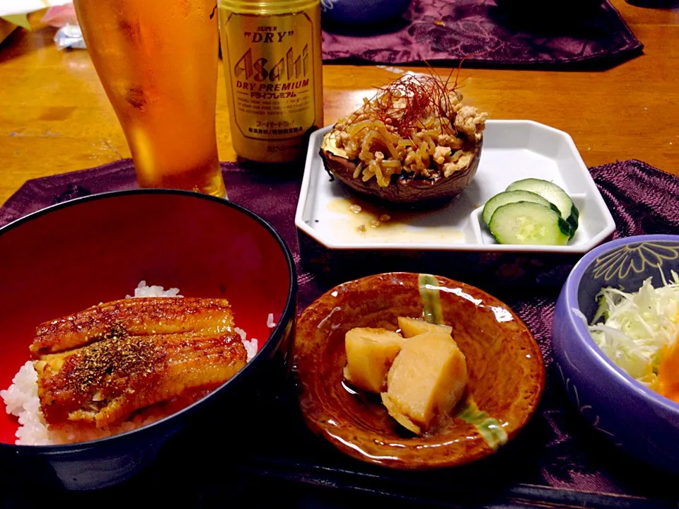 浜名湖鰻丼・米茄子とか|まゆさんさん