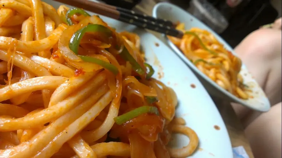 ナポリうどん、、、|綾野剛さん