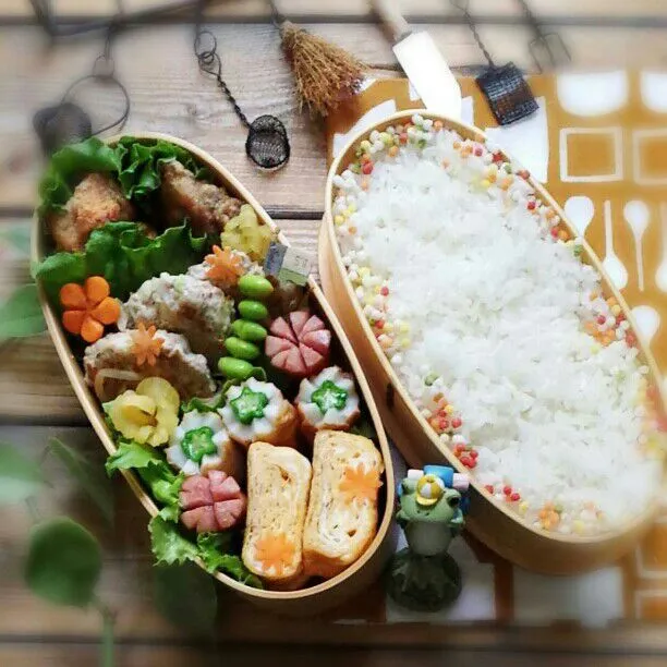 Snapdishの料理写真:旦那さんの休日お弁当♪|kyujaさん