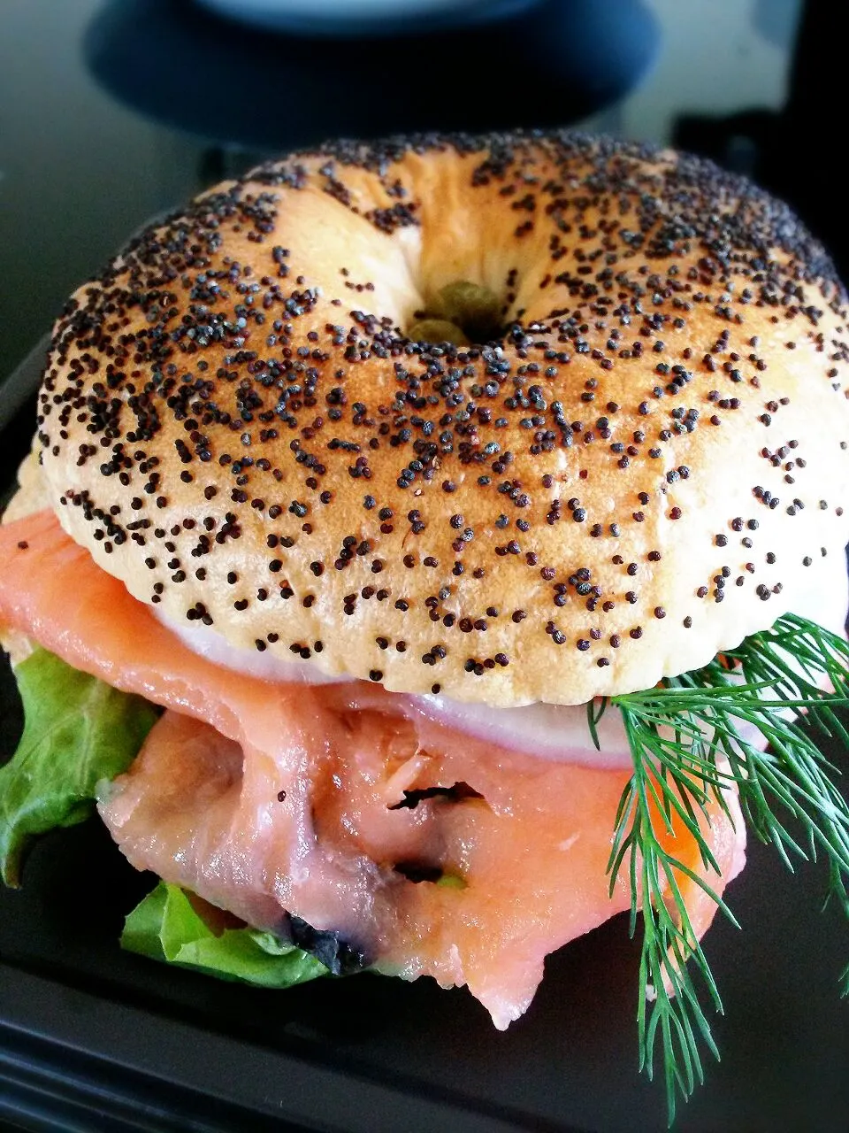 Smoked Salmon w/Bagle|Jeab Lertさん