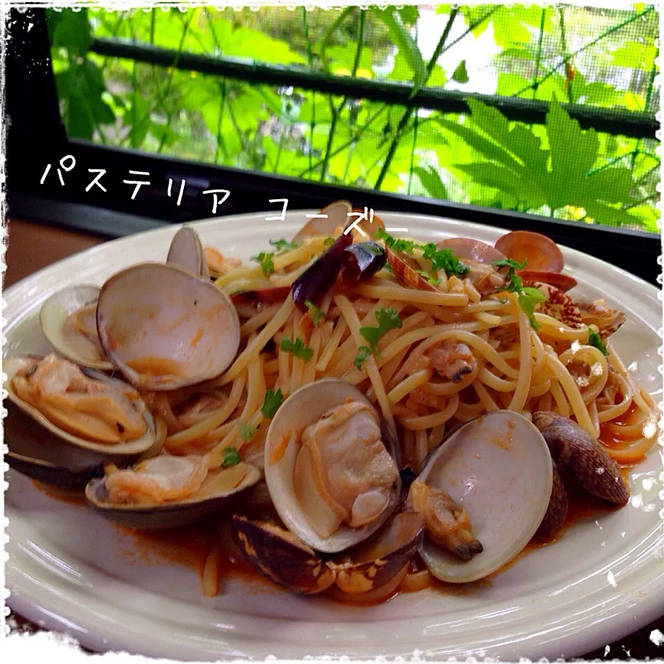 🇮🇹パステリア コーズー🇮🇹ハマグリの #トマトソースパスタ 🍝|koji toyodaさん
