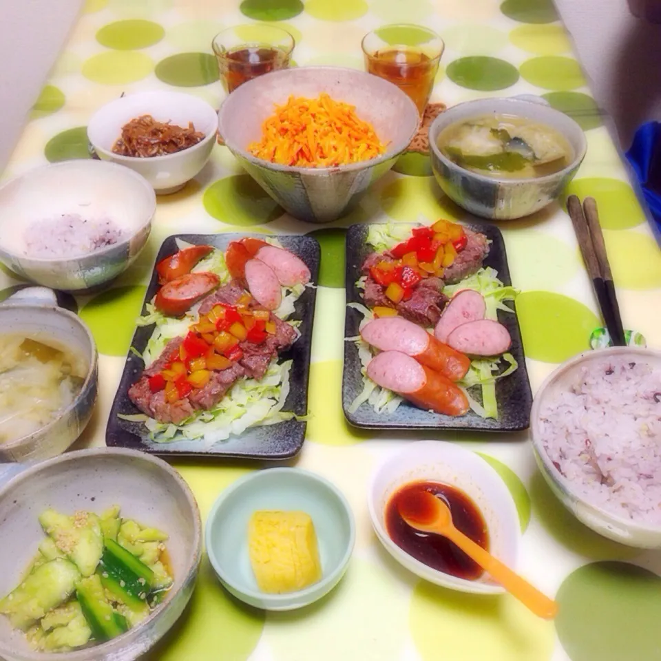 晩ご飯食べよーっヽ('□'*)ﾉ|うさ爺さん