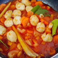 Prawn and Meatball Paprik|Ridhwahさん