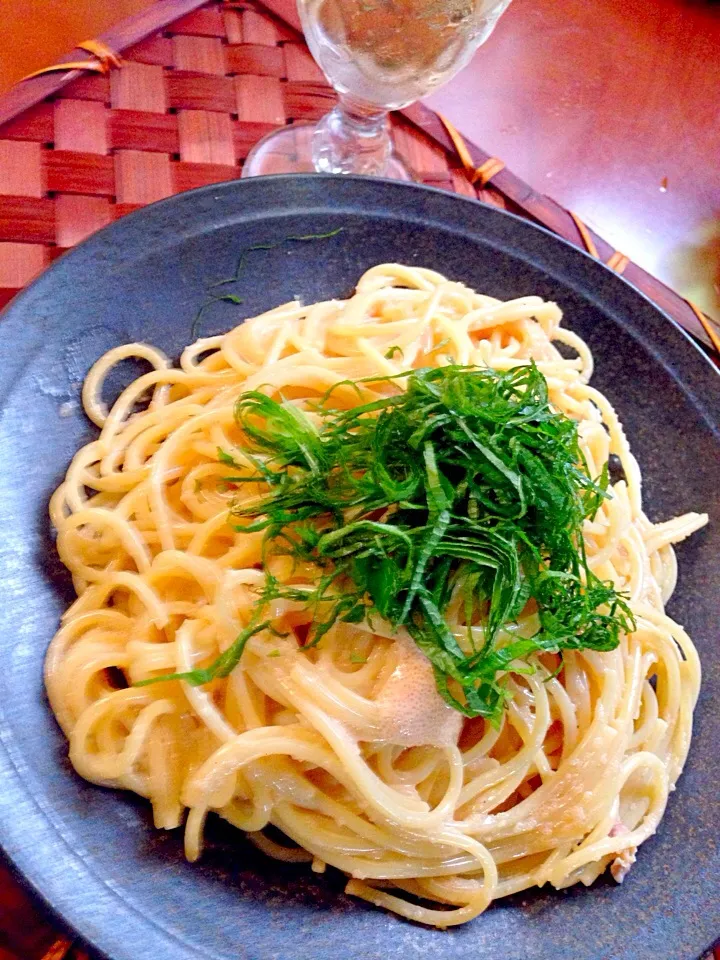 Pasta with brown butter cod roe✨焦がしﾊﾞﾀｰのﾀﾗｺﾊﾟｽﾀ|🌈Ami🍻さん