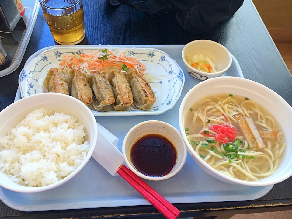 もずく餃子とソーキそば|じょんさん