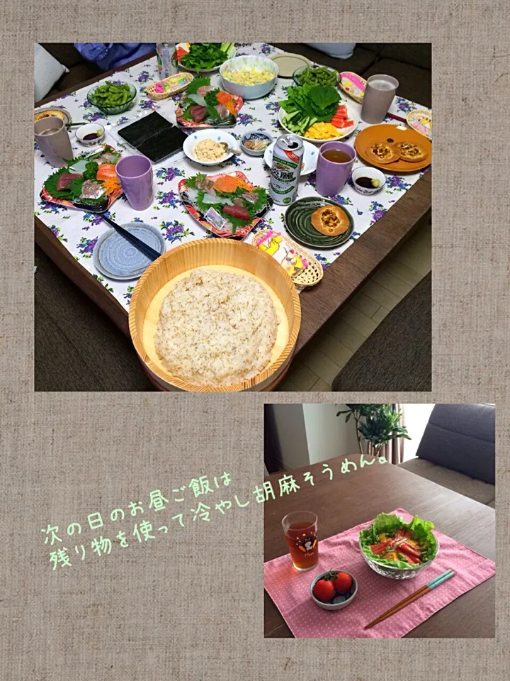 Snapdishの料理写真:手巻き寿司パーティー🎵|pentarouさん