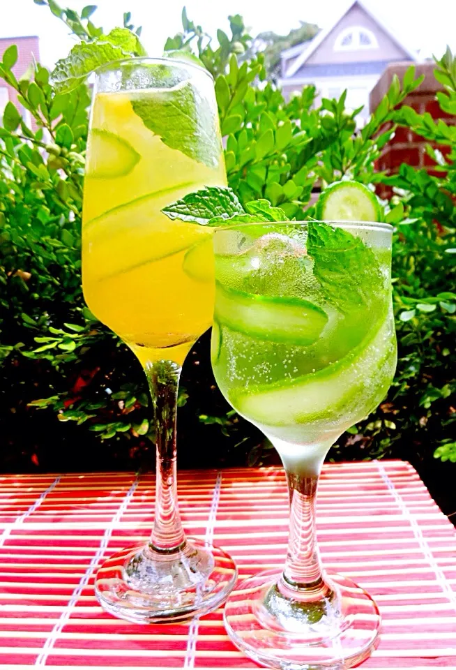 Lemon and Orange Cucumber Cocktails|Mich Liowさん