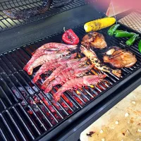 Snapdishの料理写真:BBQ料理です。|Eiji Okadaさん