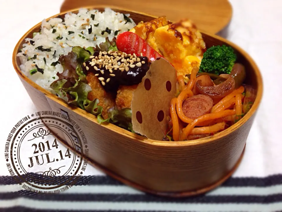 7/14* しらすご飯 no お弁当|ChaaO (ㅅ´³`)♡さん