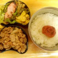 Snapdishの料理写真:生姜焼き弁当|etsumamaさん