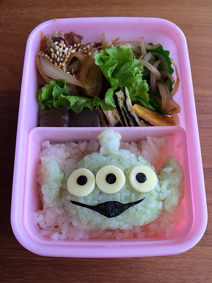 リトルグリーンメンのお弁当|manacocoさん