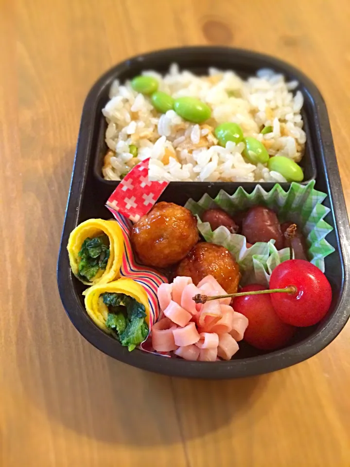 7／14 息子のお弁当（幼稚園年少）|くーまんもんさん