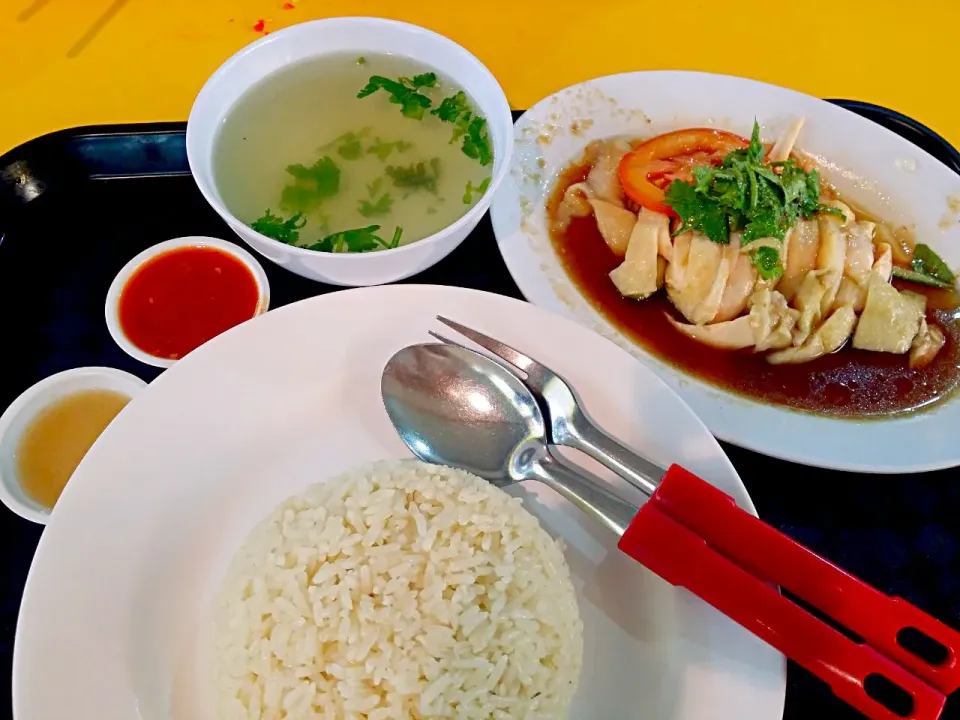 Snapdishの料理写真:海南鸡饭 Hainanese Chicken Rice|🌷lynnlicious🌷さん