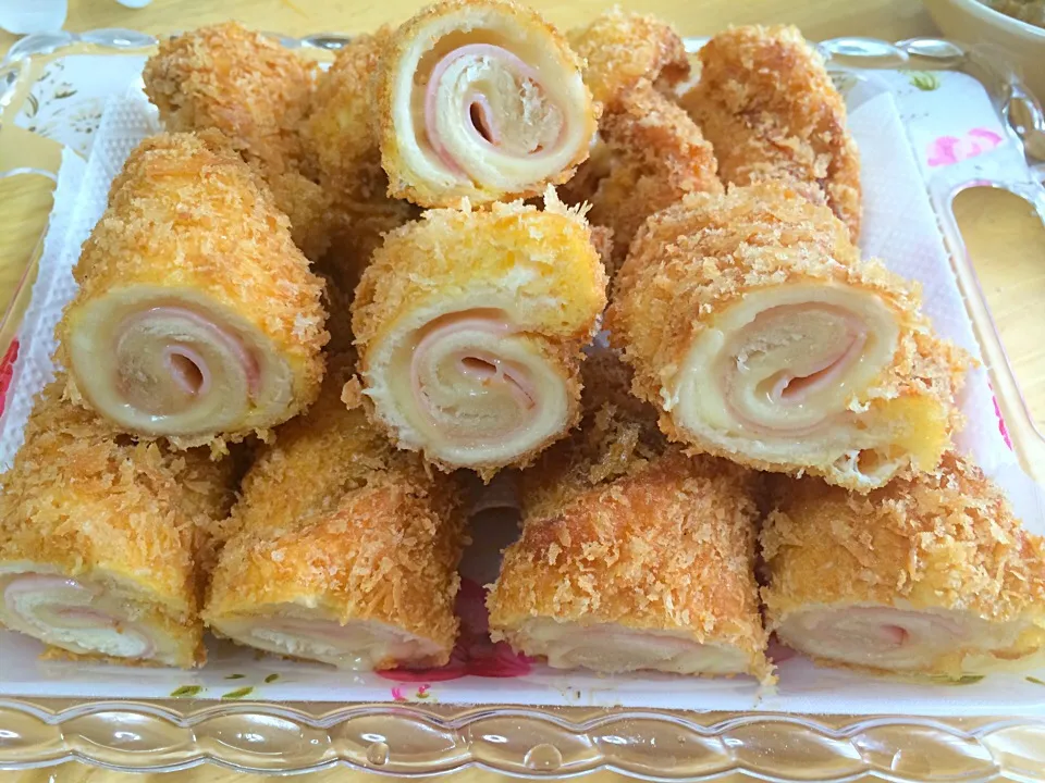 Cheese and ham roll pan|gachiyunaoさん