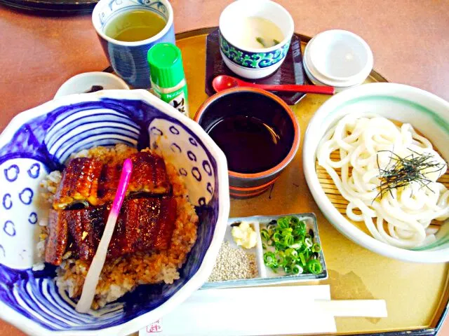 うな丼とざるうどんのセット|うたかた。さん