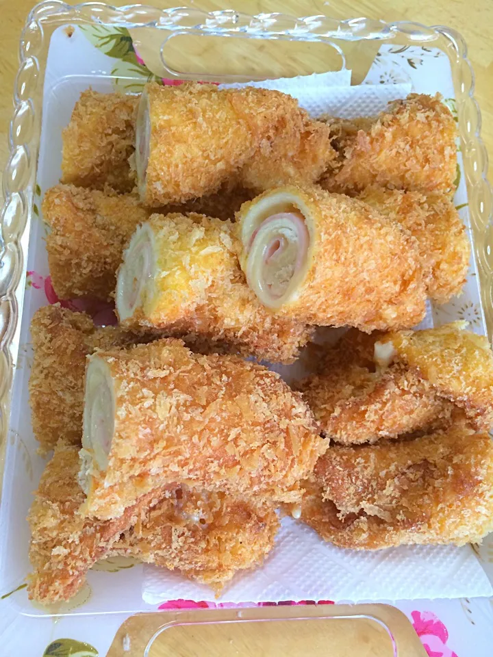 Cheese and ham roll pan|gachiyunaoさん