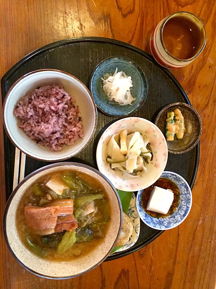 琉球料理 むじぬ汁定食|じょんさん