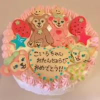 Snapdishの料理写真:誕生日ケーキ！リクエストはシェリーメイ|なっつんこさん