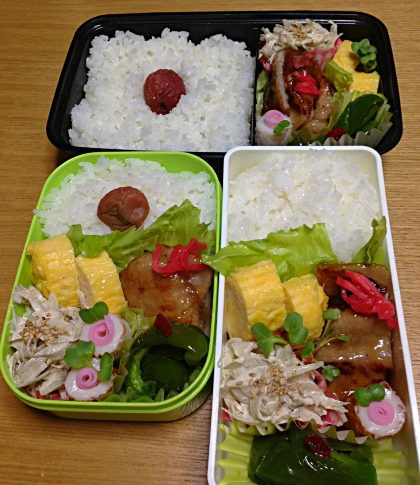 ７月１５日三人弁当|川上千尋さん