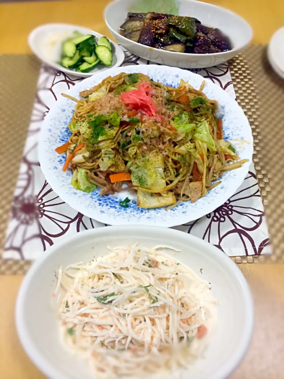 ちゃんぽん麺で焼きそば|ポンポコたまこさん