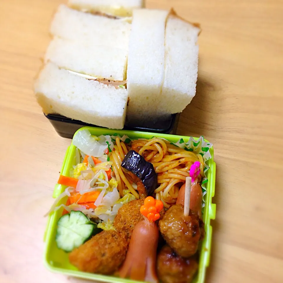 サンドイッチ弁当🍱|macco7さん