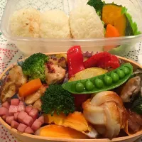 Snapdishの料理写真:7/15 男子高校生弁当|こしかさん